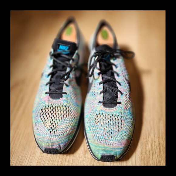 Nike Flyknit Racer - Multicolour 2.0 - Mens 12 - Picture 2 of 3